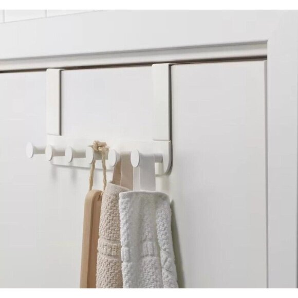 IKEA ENUDDEN STORAGE OVER DOOR HANGER BATHROOM / KITCHEN HOOKS NEW - Picture 2 of 8